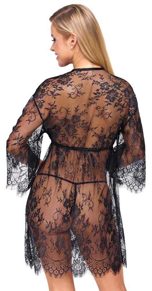 Lace Kimono + String