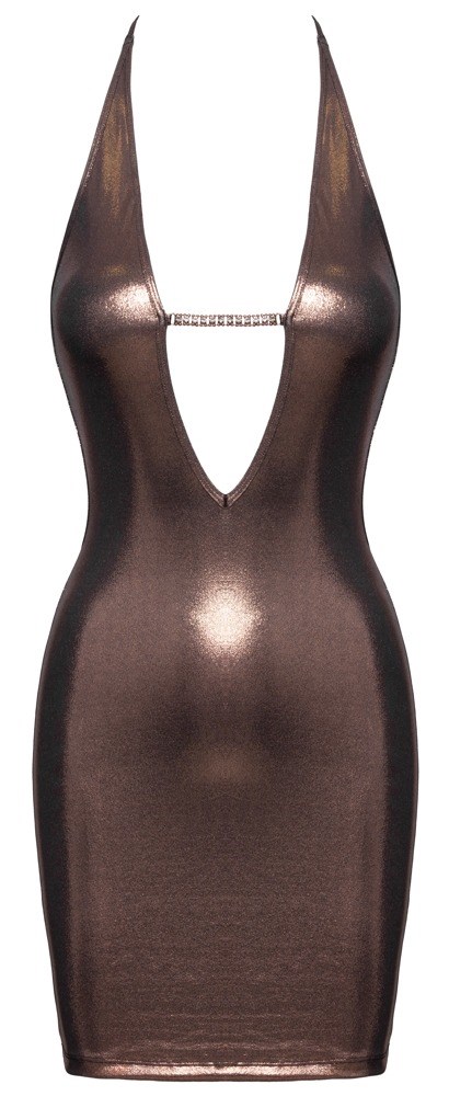 Golden Mini Dress & String