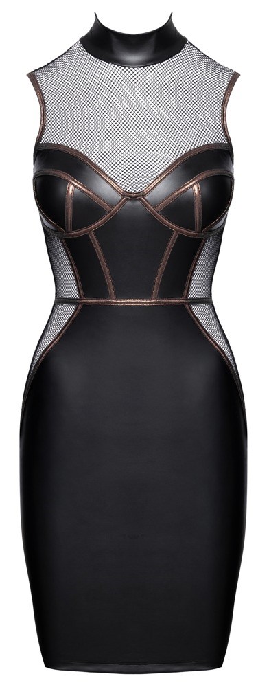 Sleeveless Dress Matte look Net