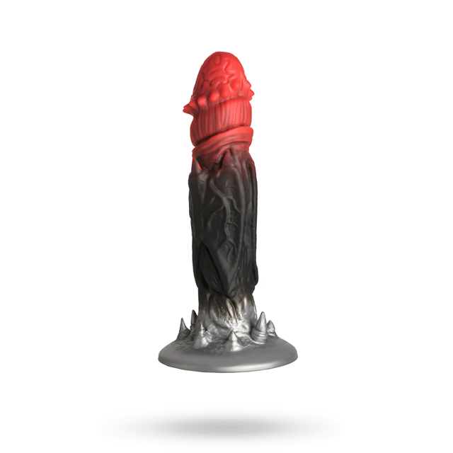 Count Cockula - Silicone Dildo - Red/Black