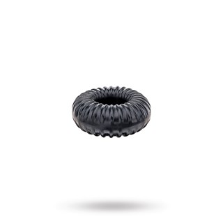 Ribbed Ring - Svart