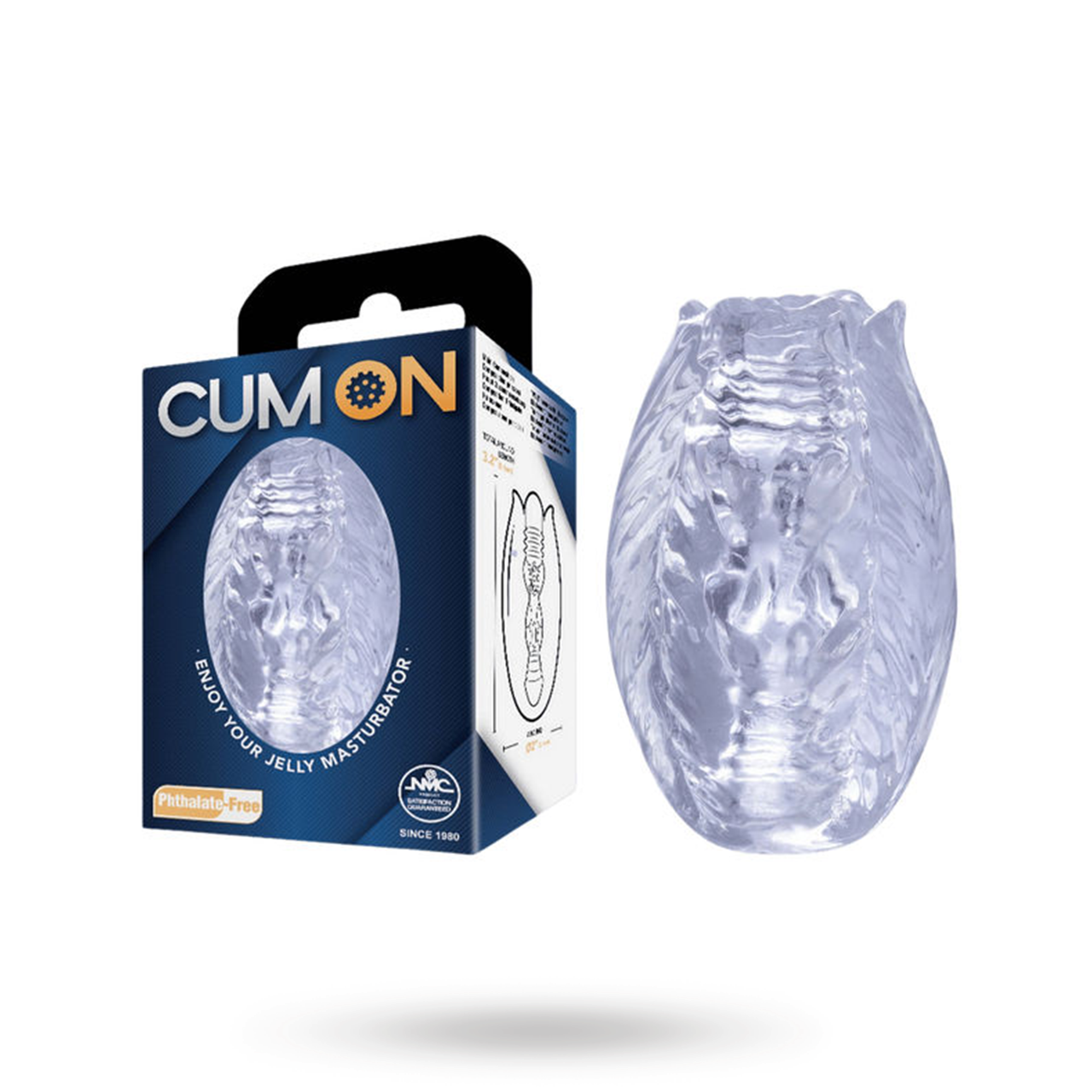 Cum On Mini Stroker – Flower Bud Clear