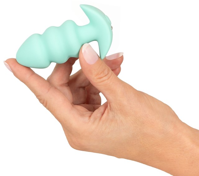 Vibrating Mini Butt Plug Green