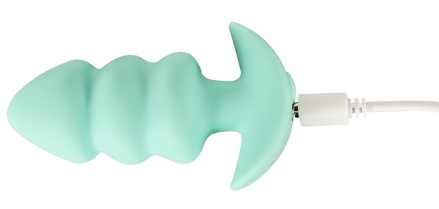 Vibrating Mini Butt Plug Green