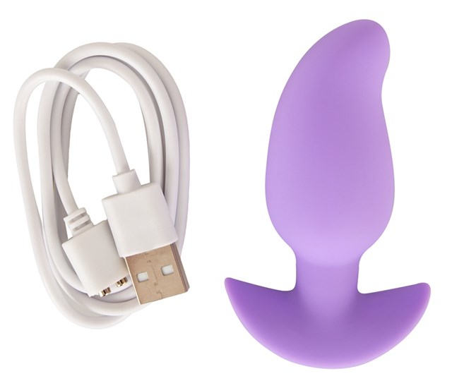 Vibrating Mini Butt Plug Purple