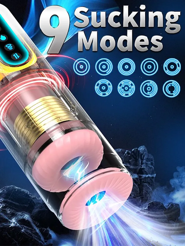 Deluxe Masturbator With Heating & Sucking