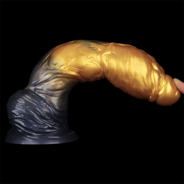 Density Inflatable Dildo Yellow/Blue 25 cm