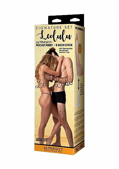 Signature Set - Leolulu - Leo Pocket Pussy & Lulu 8 inch Cock