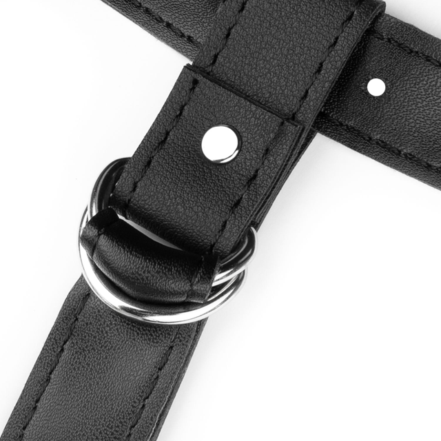 Double-Sided Strap-On Dildo Black
