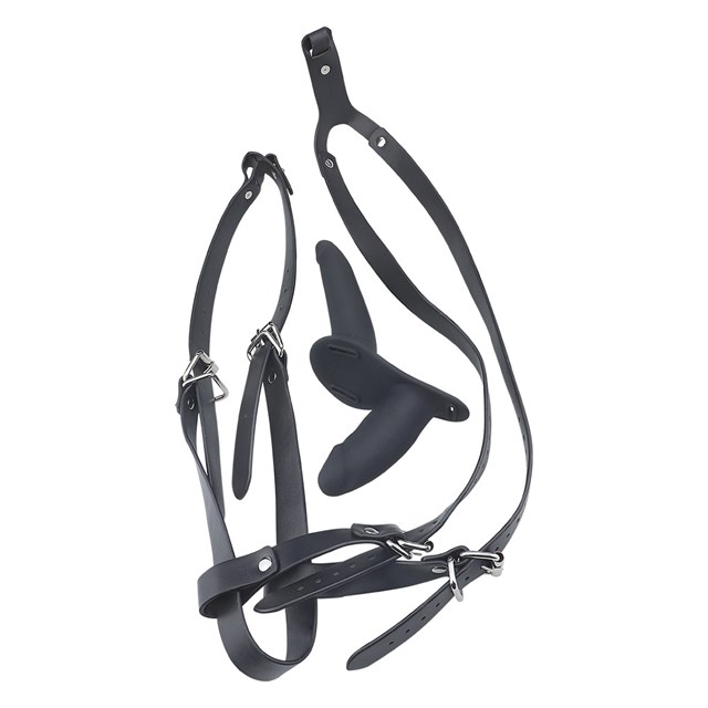 Double Take Vibrating Strap-On Set