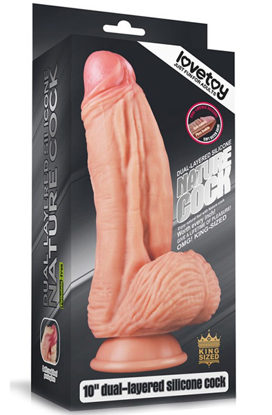 Dual-Layered Nature Cock Silicone 24,5 cm