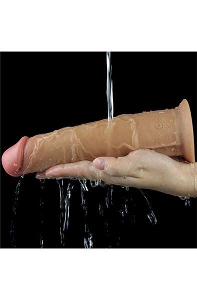 Dual-Layered Silicone Vibe With Rotation 20,5cm