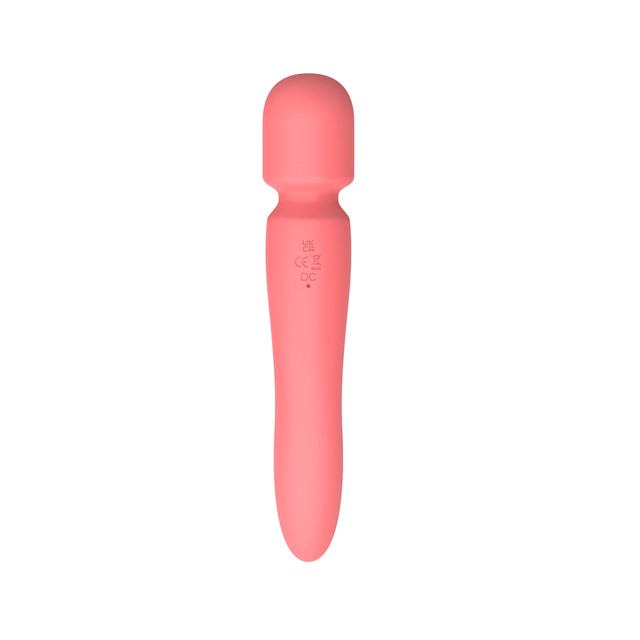 Dual-Sided Vibrating Warming Wand Pink
