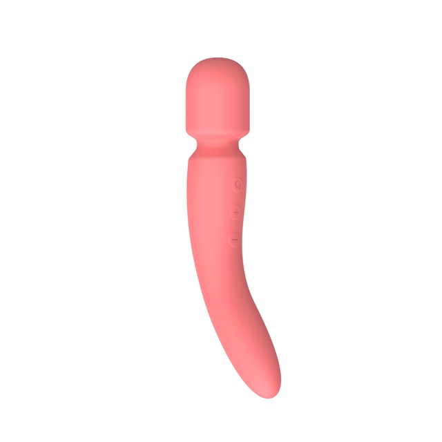 Dual-Sided Vibrating Warming Wand Pink