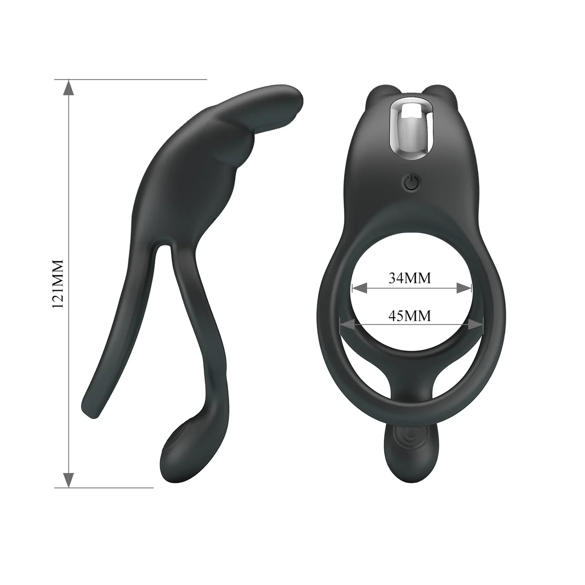 Dwayne Double Vibrating Rabbit Cock Ring