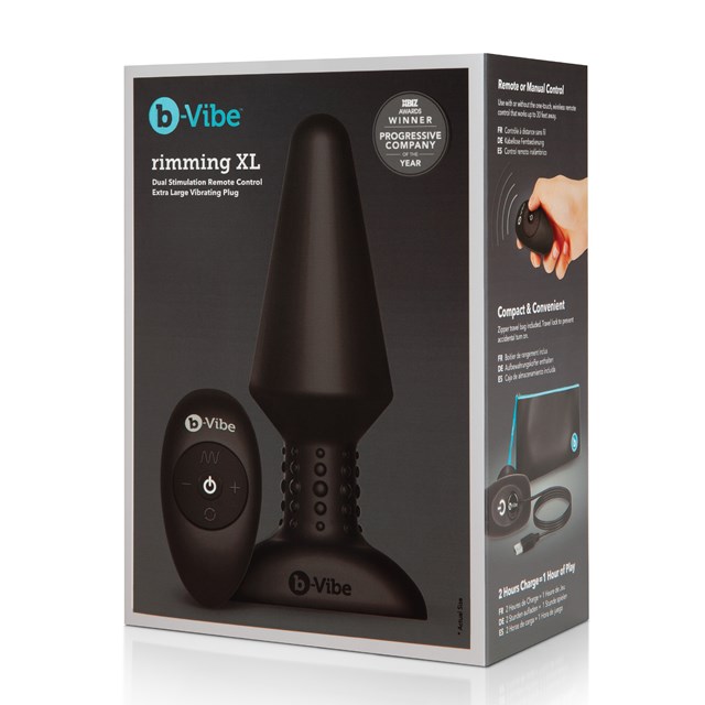 Rimming XL - Extra Stor Vibrerande Analplugg