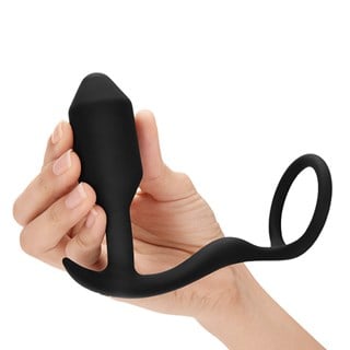 Snug & Tug - Weighted Silicone Plug And Penis Ring 128 G