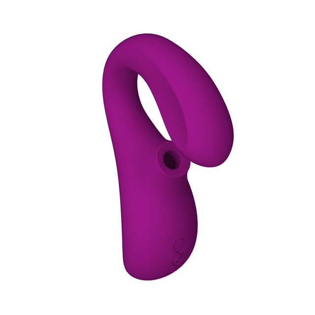 Enigma - Dubbelstimulerande Sonisk Vibrator - Lila