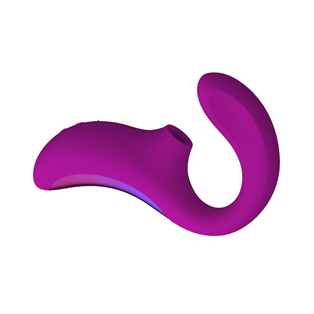 Enigma - Dubbelstimulerande Sonisk Vibrator - Lila