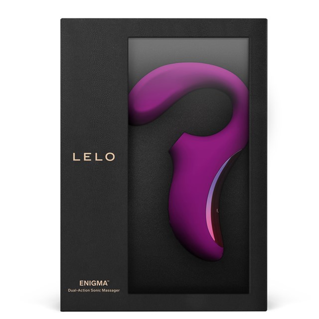 Enigma - Dubbelstimulerande Sonisk Vibrator - Lila