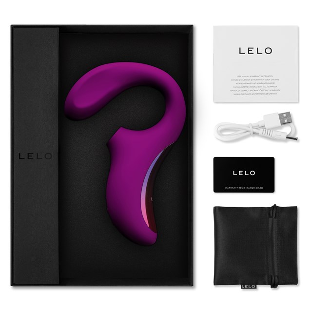 Enigma - Dubbelstimulerande Sonisk Vibrator - Lila