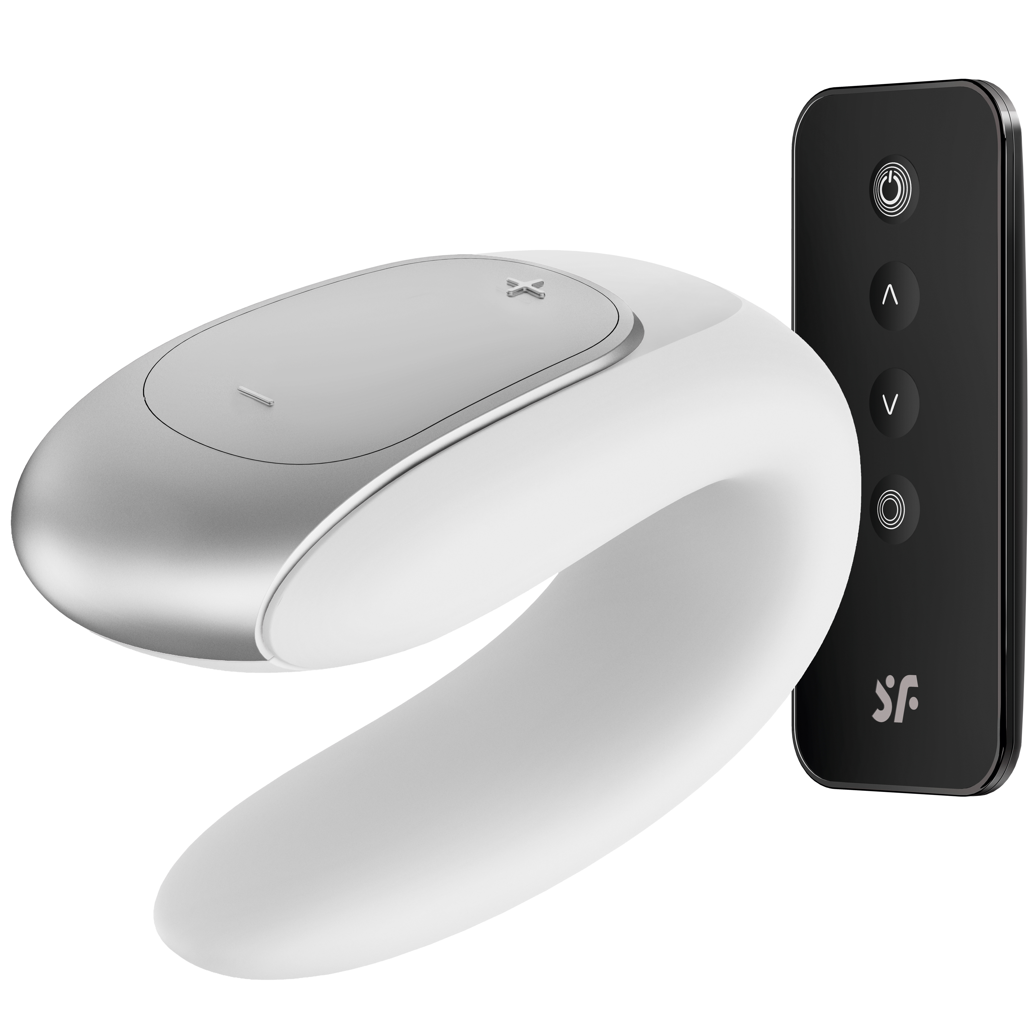 DOUBLE FUN PARVIBRATOR MED FJÄRRKONTROLL - VIT