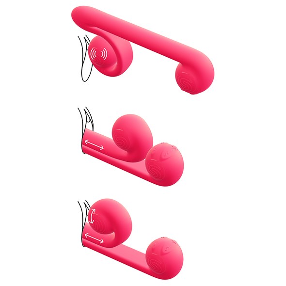 Snail Vibe Rörlig Vibrator - Rosa