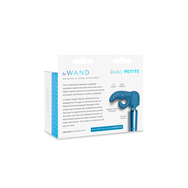 LE WAND - PETITE DUAL WEIGHTED SILIKON HUVUDSTYCKE