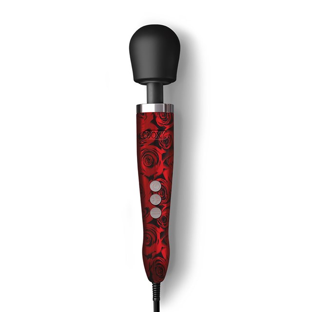 DOXY - DIE CAST WAND MASSAGER ROSE PATTERN - MASSAGESTAV