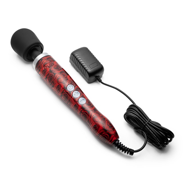 DOXY - DIE CAST WAND MASSAGER ROSE PATTERN - MASSAGESTAV