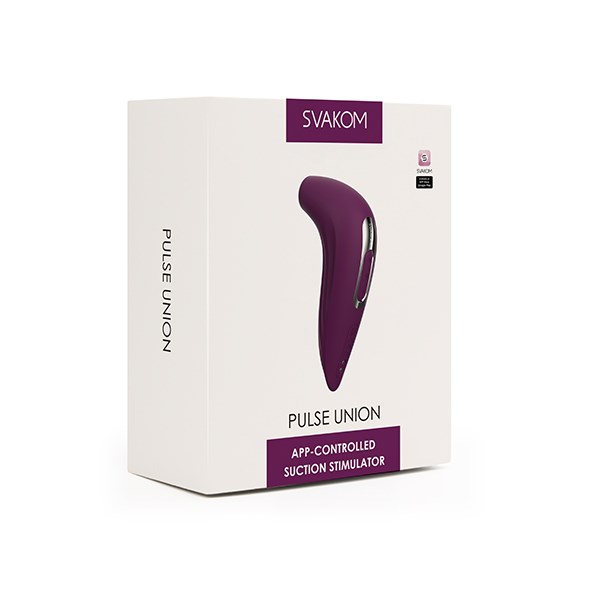 SVAKOM - PULSE UNION APP-CONTROLLED SUCTION STIMULATOR VIOLET