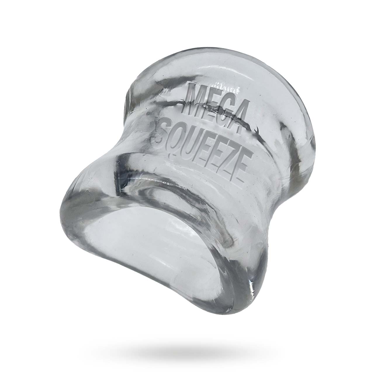 OXBALLS - MEGA SQUEEZE ERGOFIT BALLSTRETCHER CLEAR