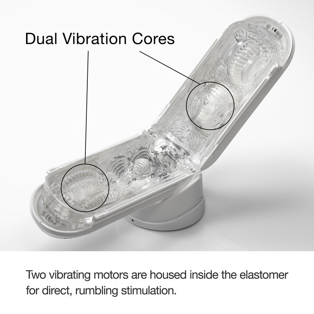 FLIP ZERO GRAVITY ELECTRONIC VIBRATION WHITE