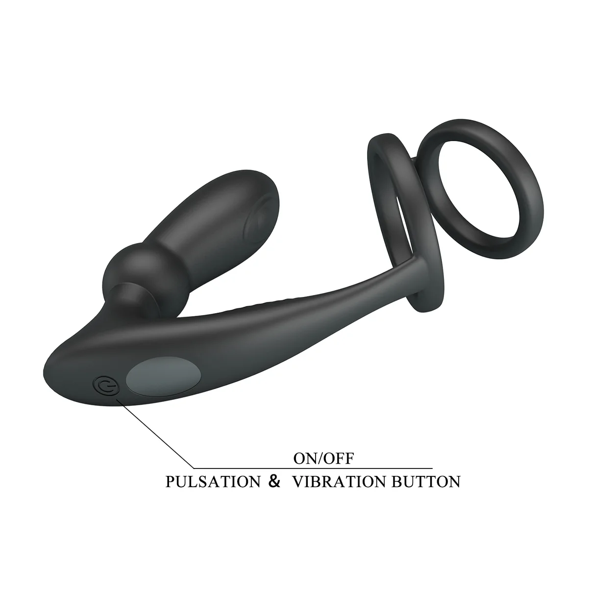 Emoni Cock Ring With Butt Plug
