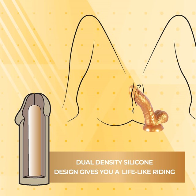 Emrys Dual Density Silicone Dildo 14 cm