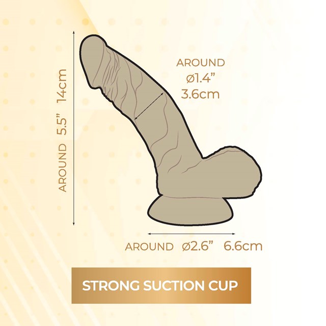 Emrys Dual Density Silicone Dildo 14 cm
