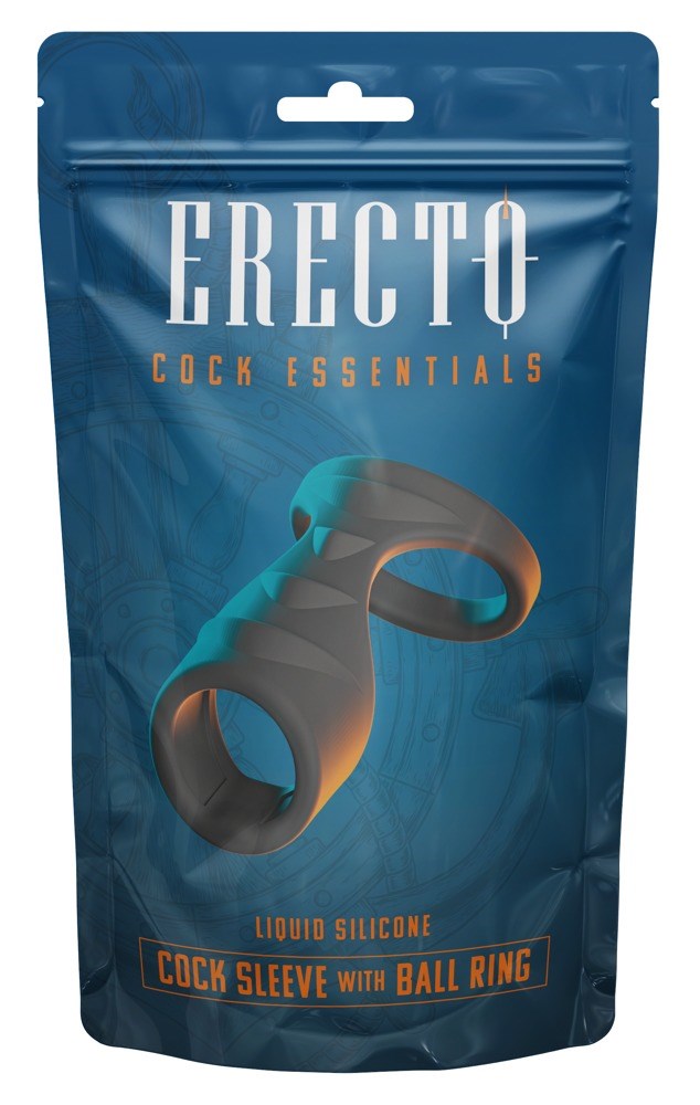 Erecto Cock Sleeve with Ball Ring