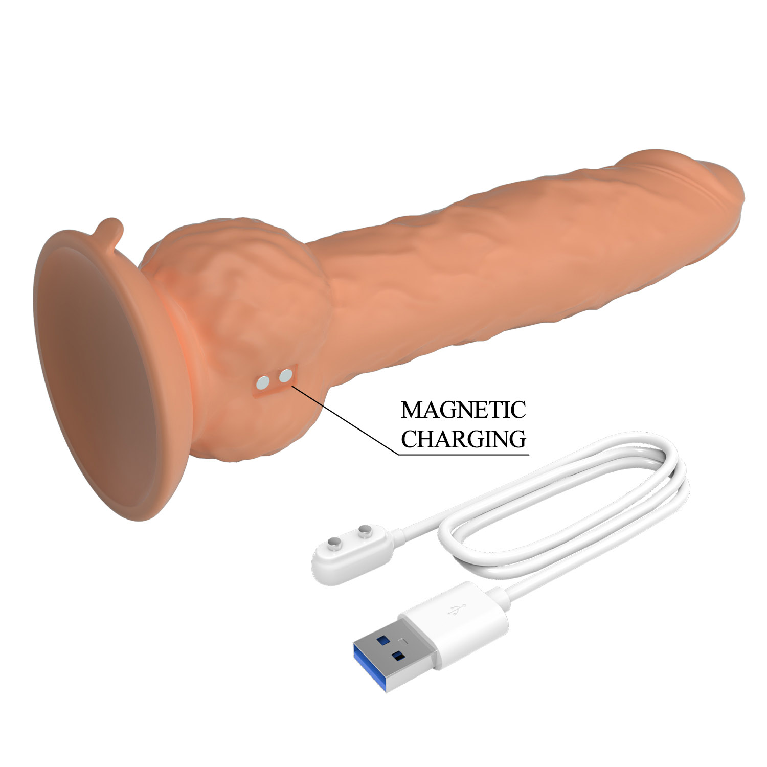 Eren Thrusting Vibrating Dildo 20,5 cm