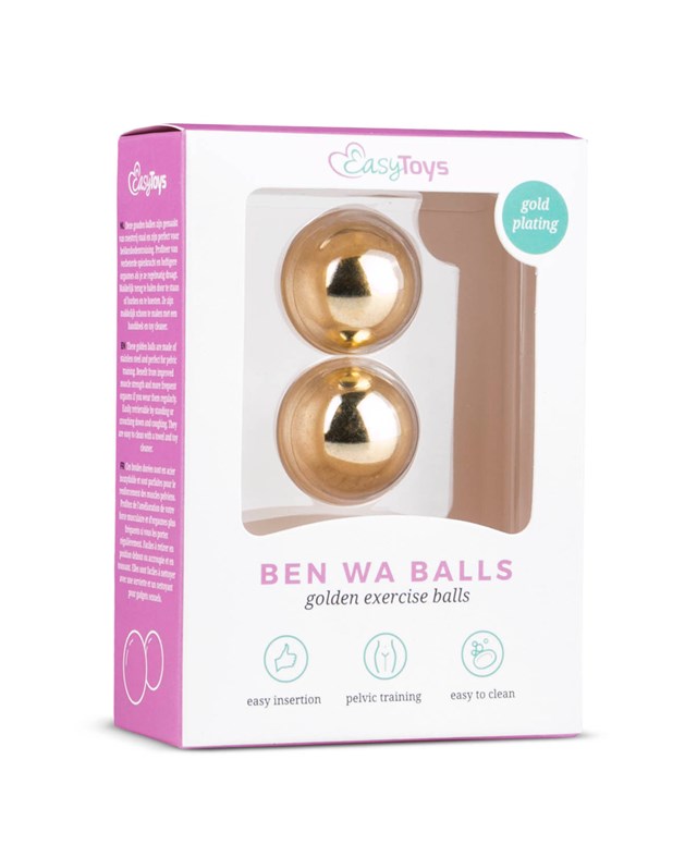 Gold Ben Wa Balls -25mm