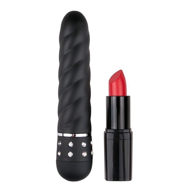 Mini Vibrator Twisted - Black