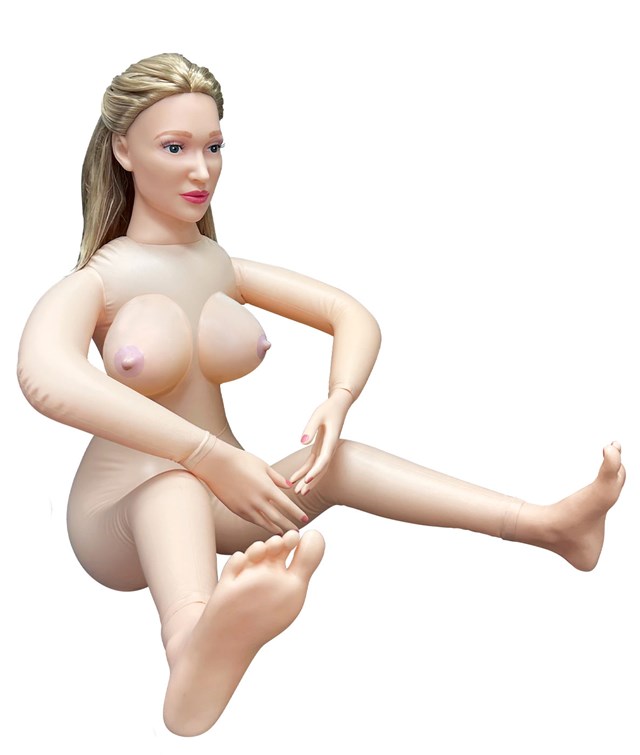 Julie Inflatable Full-Size Doll with 3D Roto-Casted Head