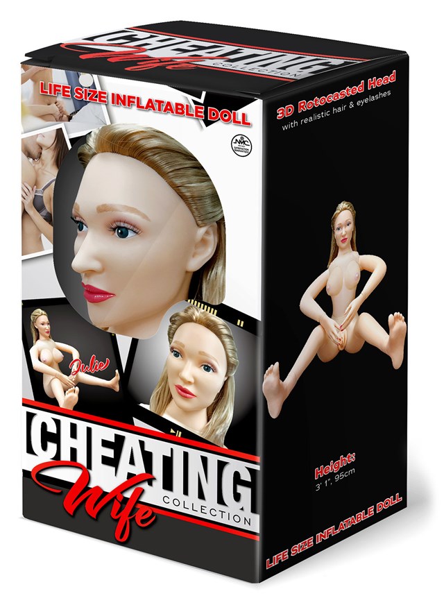 Julie Inflatable Full-Size Doll with 3D Roto-Casted Head