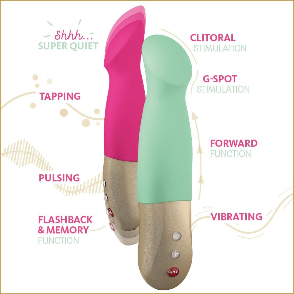 SUNDAZE - Pulsing and Thrusting Vibrator - Fuchsia