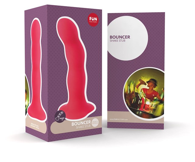 Bouncer - Dildo med 3 interna roterande kulor