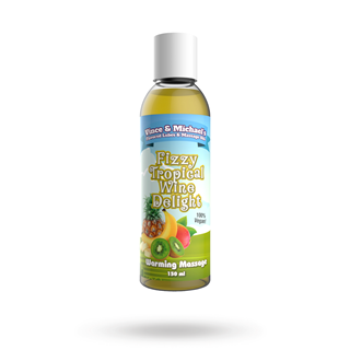 Fizzy Tropical Wine Delight - Smaksatt Massageolja - 150 Ml