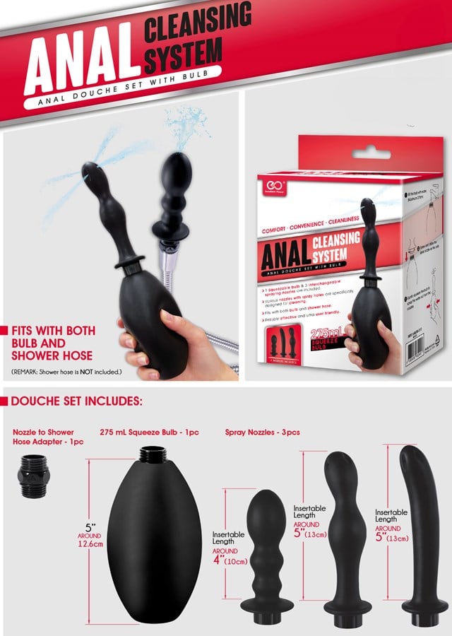 Anal Cleansing System Set for Douch & Shower
