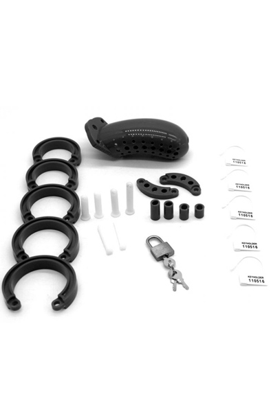 FUKR Chastity Cage Perf Black