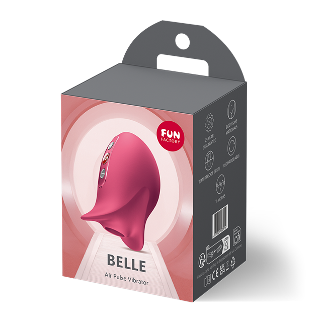Belle Air Pulse Vibrator Raspberry