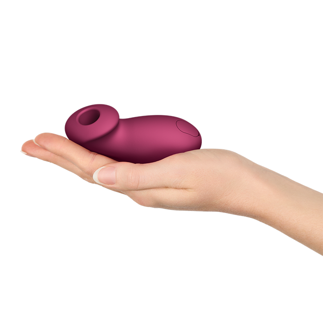 Desire Air Pulse Vibrator Wine Red