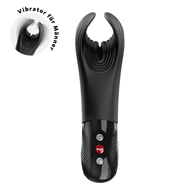 Manta Vibrating Masturbator Black